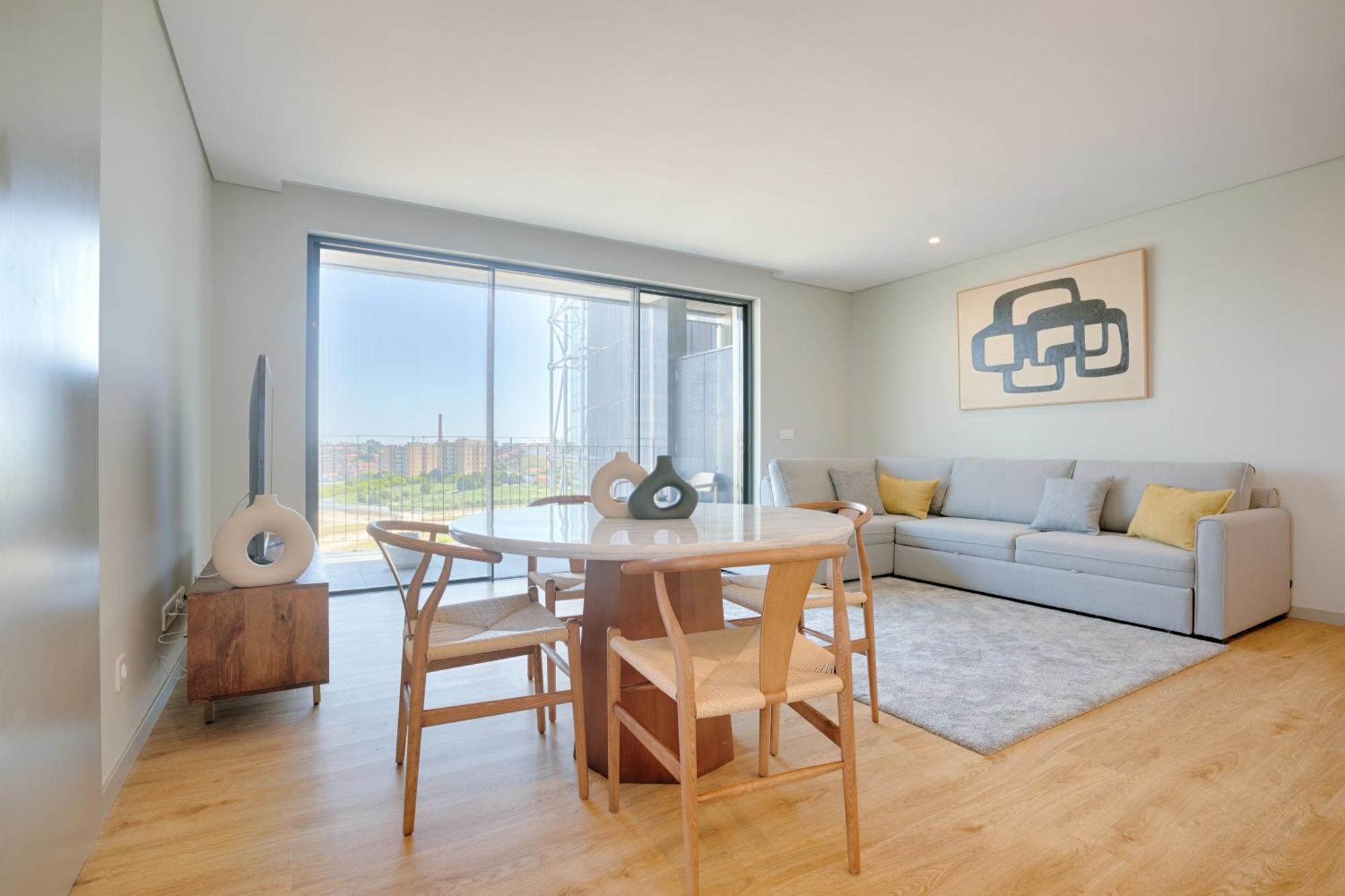 Brand New Luxurious Ap T2 - Amazing View- With Garage Daire Vila Nova de Gaia Dış mekan fotoğraf